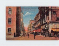 Postcard Main Commercial Street Quebec Canada picture