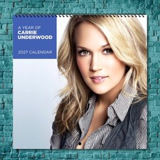 Carrie Underwood 2027 Wall Calendar 12 Month Celebrity Photo Fan Collectible picture