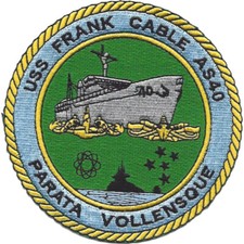 USS Frank Cable AS-40 Patch picture