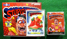 STUPID HEROES CARDS COMPLETE 110 BASE SET NEIL CAMERA BLOBBIN AUTO W/WRAPPER/BOX picture