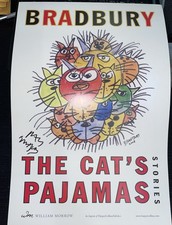 Max Bradbury The Cat’s Pajamas Signed Promotional Poster Rare picture