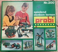 UHL Plast Probi No. 200 Building Kit Excavator Tractor Vintage Never Used and Original Packaging picture