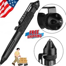 Tactical Pen Self Defense & Writing Tool Glass Breaker Tungsten Steel Ballpoint picture