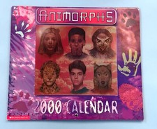 ANIMORPHS CALENDAR 2000--RARE--Mint condition, still in original shrink wrap picture