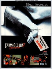 Carmageddon 2 CArpocalypse Now Game Promo 1998 Full Page Print Ad picture