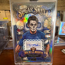 Wild Card Sugar Skull Dia De Los Muertos Maldini 1/1 Auto SSCMA2-PM1A picture