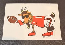 Rare 🚨 🏈Goat USA Football Sticker 🏈🚨 picture