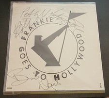 FRANKIE GOES TO HOLLYWOOD FULLY SIGNED WELCOME TO THE PLEASUREDOME ADVERT RARE picture