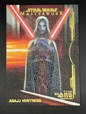 2019 Topps Star Wars Masterwork - Asajj Ventress - The Dark Side - Canvas /25 picture