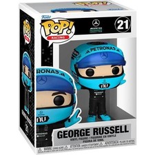Funko POP George Russell T-Pose Mercedes-AMG Formula 1 F1 Figure 21 + Protector picture