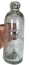 RARE 1897 VINITA I.T. Indian Territory Hutchinson Soda Bottle Oklahoma Pre-State picture