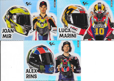 2024 Topps MotoGP Helmet Insert Lot Luca Marini Alex Rins Joan Mir 3 Cards picture