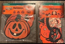 Beistle Halloween Cutouts 2 item pack 1950 Reproductions picture