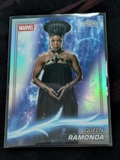 2025 Topps Chrome Marvel Studios Queen Ramonda #86 Refractor - Black Panther picture