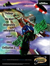 Activision Twinsen's Odyssey 1997 Vintage PC Game Magazine Print Ad Retro 90s picture