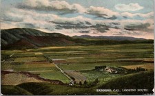 c1916 Panoramic View Looking South Banning California CA Riverside Postcard picture
