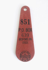 Vintage Bedford Springs Hotel Key Fob Room #851 PA USA Pennsylvania Original picture