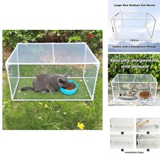 FITHUGOO FT-HWMW002 Large Outdoor Cat House Weatherproof for Garden picture