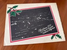 FREE SHIP December 25, 1951 US Naval Hospital Oakland California Christmas Menu picture