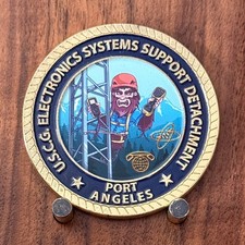 USCG Port Angeles Electronics Systems Support Detachment Challenge Coin  M#13 picture
