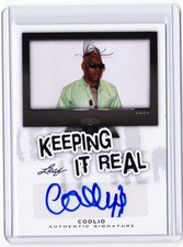 Coolio 2013 Leaf Pop Century Autograph Card Grammy Award-Winning Rapper Auto picture