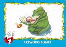 1989 Topps Ghostbusters #85 Artwork: Slimer 👻 picture