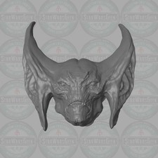 Mutant Vampire v1 male custom head for 1:18 1:10 1:12 1:6 fantasy action figures picture