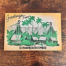 Greetings From Don the Beachcomber Postcard picture