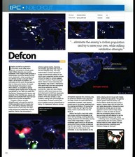 Defcon Magazine Preview Article Print Ad PC Indie Introversion Software 2006 picture