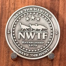 NWTF National Wild Turkey Federation Save The Habitat Challenge Coin  1#48 picture