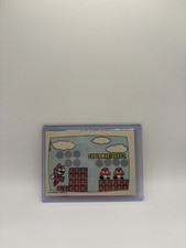 1989 Topps Nintendo Scratch-Off Game Super Mario Bros Screen 1  picture