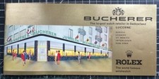 Vintage 1960'S Bucherer Jewelers Lucerne Catalog NOS Rolex Piaget picture