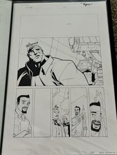 Invincible 22 Page 7 Original Comic Book Art Ryan Ottley Angstrom Levy Mauler picture