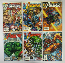 AVENGERS Vol 2 Lot 1-10,13 Heroes Reborn 1996 Liefeld Simonson NM Marvel Run picture