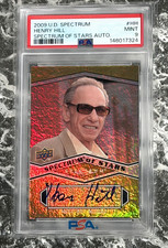 2009 Upper Deck Spectrum Signatures Henry Hill Auto Goodfellas Mobster PSA 9 picture