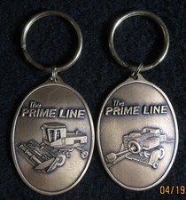 2 Vintage Hesston Key Chain The Prime Line 1985 Windrower 6650 1986 Baler 4650 picture