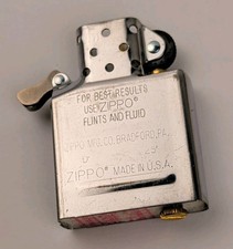 ZIPPO Lighter INSERT, Chrome Plated REPLACEMENT (No Outer Case), NEW - 2025 picture