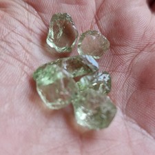 Grossular Garnets 27 ct/ 6 Facet Rough. VS. No treatment. Taita, Kenya. #GF276 picture