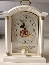 Vintage Seiko Quartz Disney Musical Minnie Mouse Alarm Mantle Clock 1990s picture
