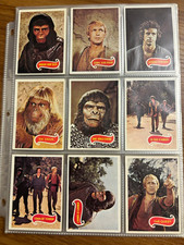 1975 Planet of the Apes trading card lot manufactured by Topps - Incomplete picture