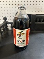 Vintage Mexico 86 FIFA World Cup Coca Cola Bottle 355ML W/Crown Cap NOS picture