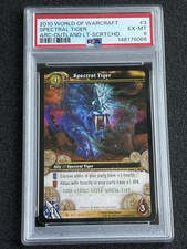 SPECTRAL TIGER PSA 6 2007 WORLD OF WARCRAFT FIRES OF OUTLAND SCRATCHED LOOT #3 picture