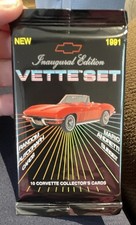 Allied Flag 1991 Inaugural Edition Vette Set Pack 10 Chevrolet Corvette Cards picture