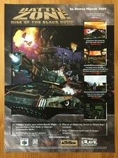 2000 Battlezone: Rise of the Black Dogs N64 Vintage Print Ad/Poster Promo Art picture
