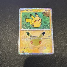 Pokemon 30th Anniversary Pikachu Holo 12/30 picture