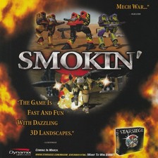 VTG 1999 Starsiege: Tribes Orig Video Game Print Ad Art Smokin’ 21x28cm MAX 17 picture