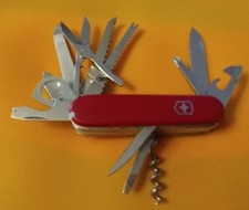 Victorinox SAK Champion C - Discontinued 1985  W/glass Magnifier Good Condition picture