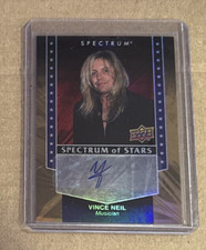 2008 Upper Deck Spectrum of Stars Vince Neil Motley Crue Auto Card #SSS-VN  picture