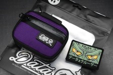 NEW Data Crew What-a-Junior Flat Purple Pouch w/Cruze Atomic State RE Patch picture