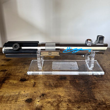AUTHENTIC Hayden Christensen signed lightsaber. RX Sabers authentic. picture